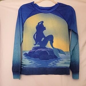DISNEY THE LITTLE MERMAID LONG SLEEVE WOMEN'S SHIRT SIZE SMALL